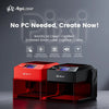 AlgoLaser Pixi 10w Smart Desktop Laser Machine for Entry Level Users-Black Color