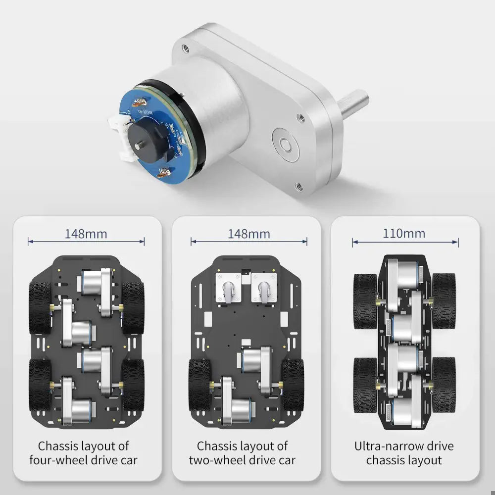 L-type Encoder DC Reduction Motor SKU: 6000400521-Separate motor