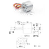 24mm Brushless DC motor 24V 8700RPM with 17mm shaft
