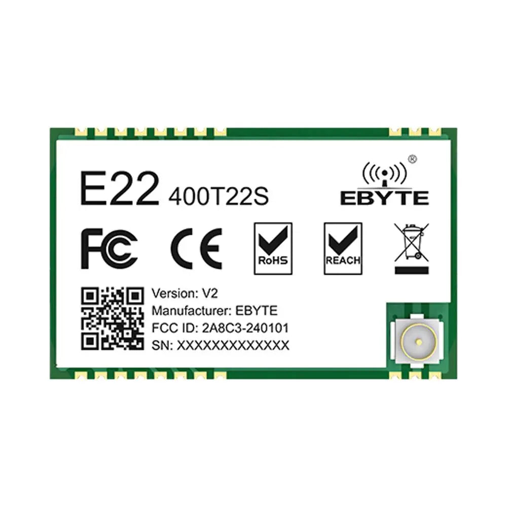 E22-400T22S LoRa spread spectrum UART LoRa solution RF low power consumption