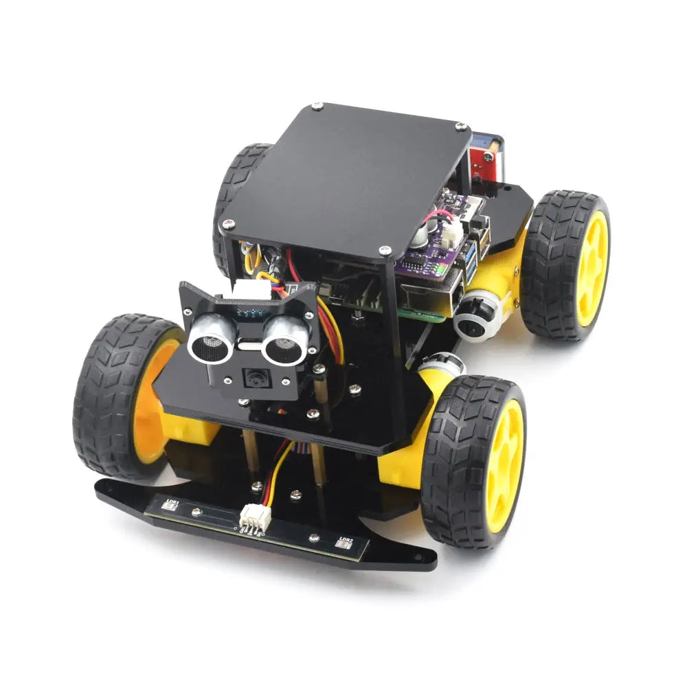 Adeept 4WD Smart Car Kit for Raspberry Pi 5/4B/3B/3B+ (w/o RPi) - RobotShop