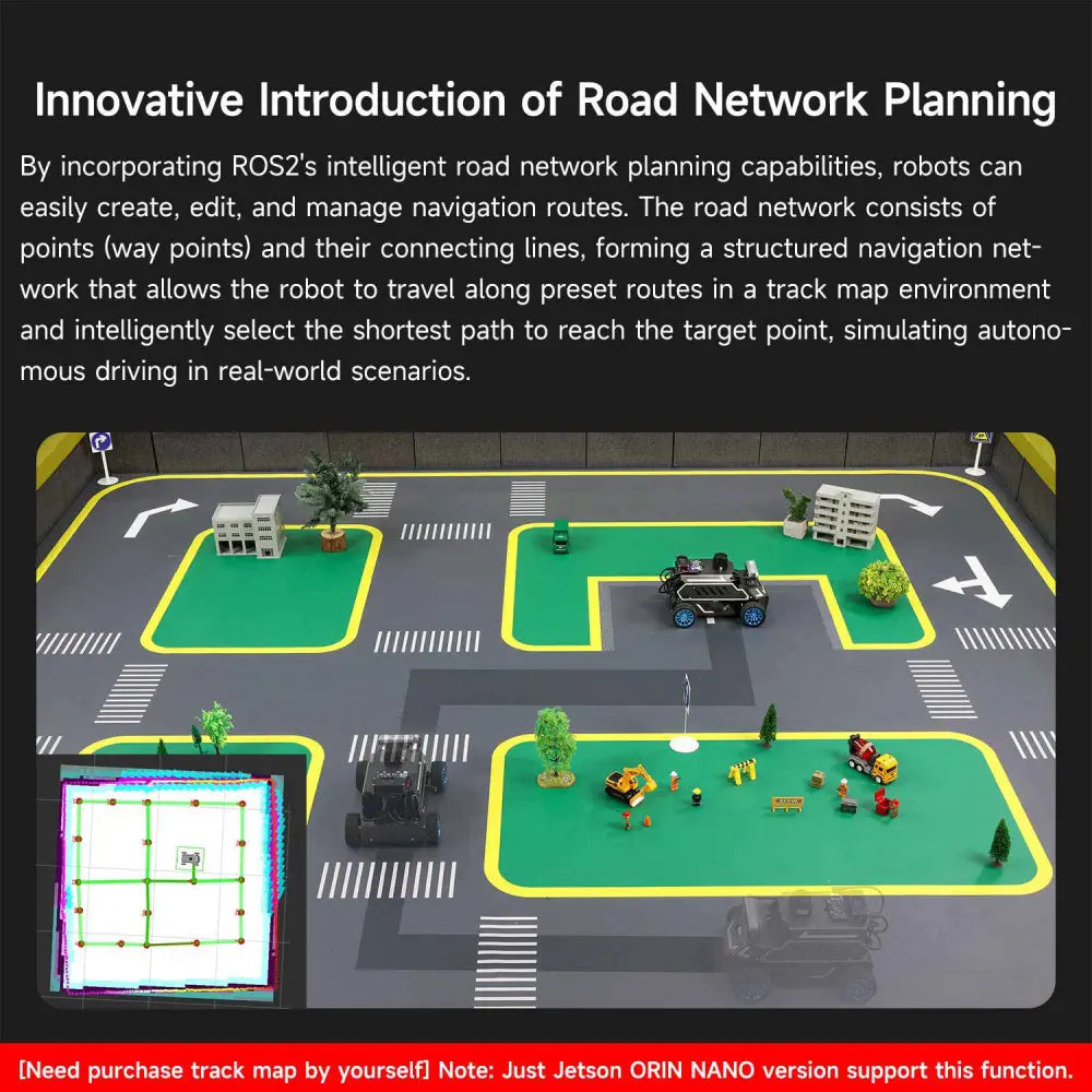 ROSMASTER A1 AI Large Model ROS2 Robot with Ackerman steering chassis-Superior with RDK 8GB
