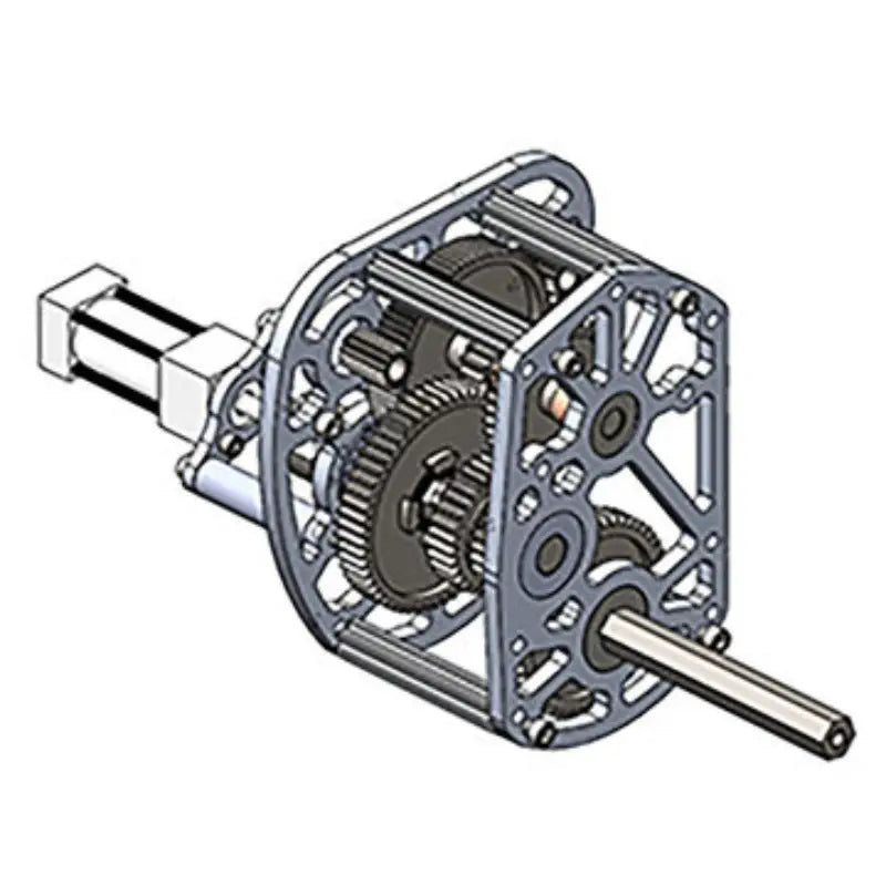 AndyMark EVO Shifter Short Keyed Shaft, StageA 2 Stage - 22.67:1