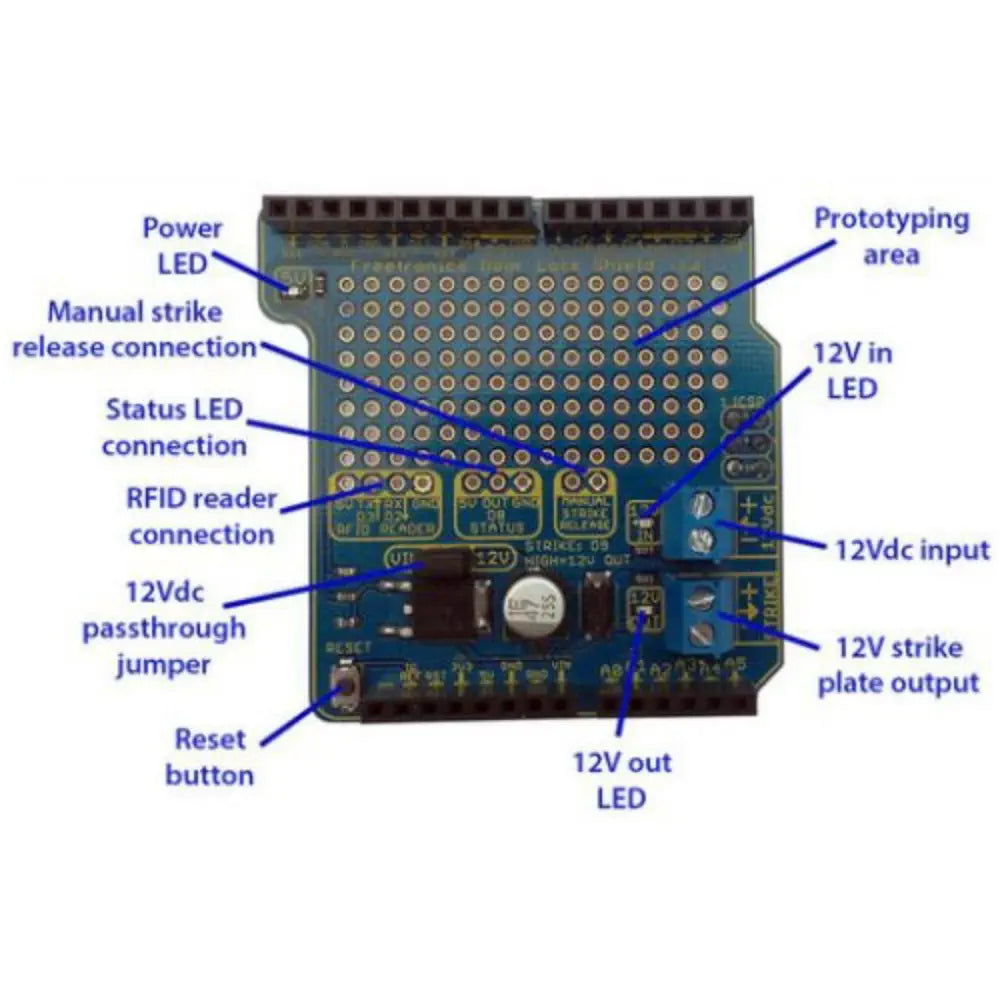 Arduino RFID Door Lock Shield