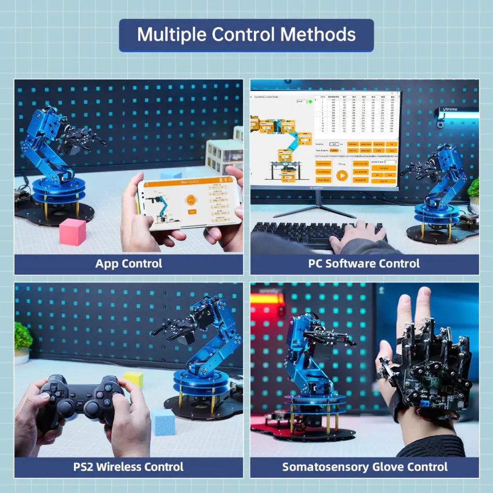 Hiwonder LeArm AI Desktop Robot Arm with AI Vision & Voice Interaction ...