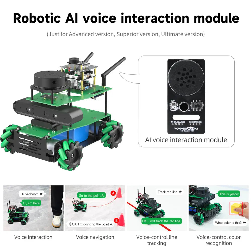 ROSMASTER X3 ROS2 Robot with Mecanum Wheel -Superior with Orin NX