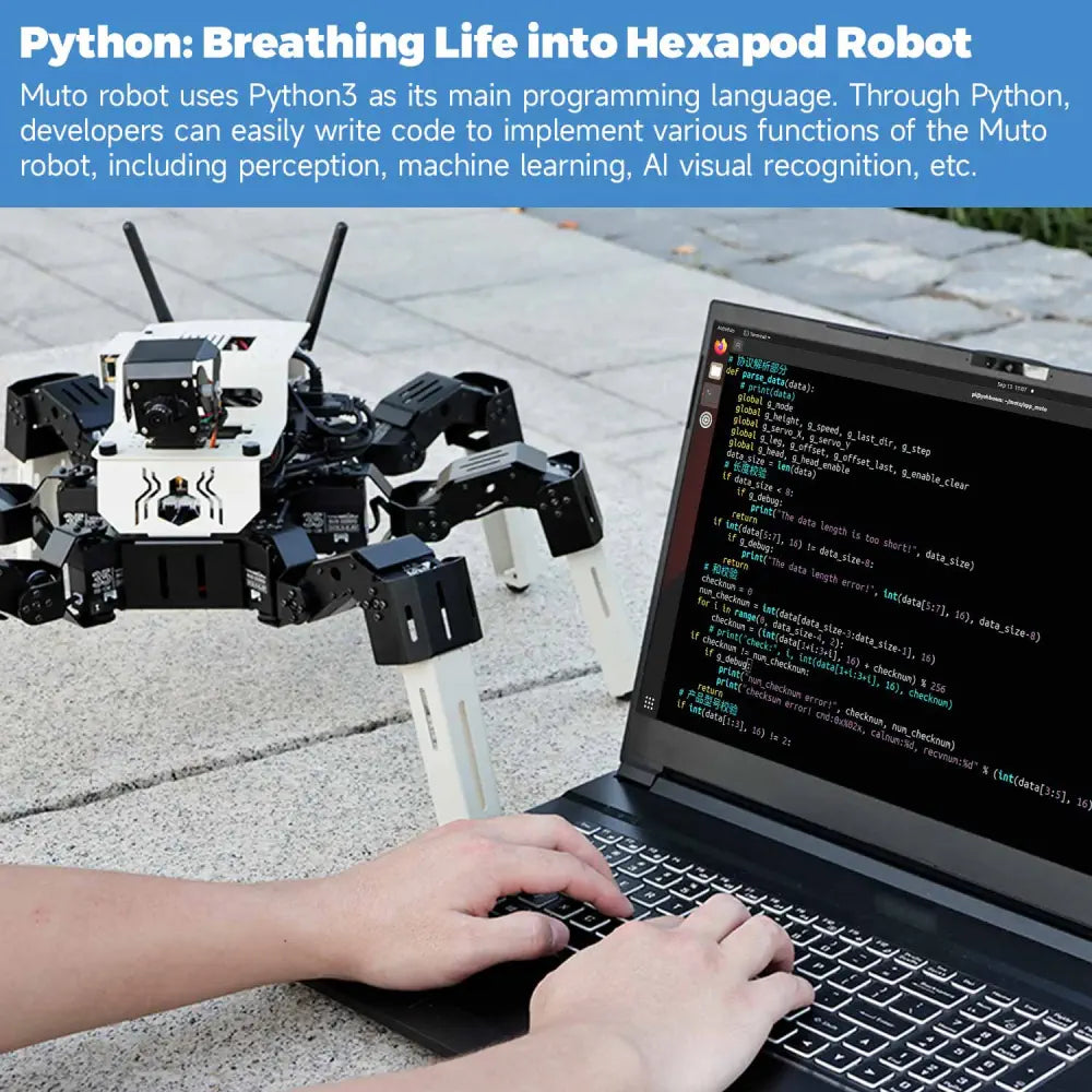 18DOF Muto S2 Hexapod Robot--Raspberry Pi Version(With Raspberry
