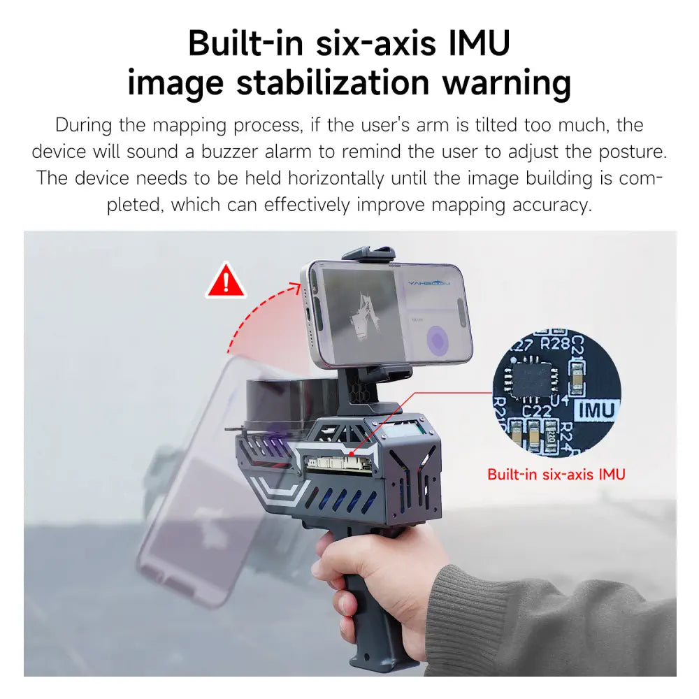 PALMSLAM Handheld LiDAR Scanner for mapping-- With  EAI T-mini plus Lidar