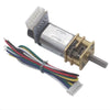 6V 5:1 Micro Metal Gearmotor w/ Encoder &amp; Cable, 3000rpm