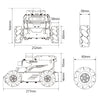 Hiwonder ROS2 Smart Car, ROSOrin Multimodal AI Vision Large Model, SLAM Navigation Programming, Mecanum Wheels Robot (Ultimate Kit without Controller)