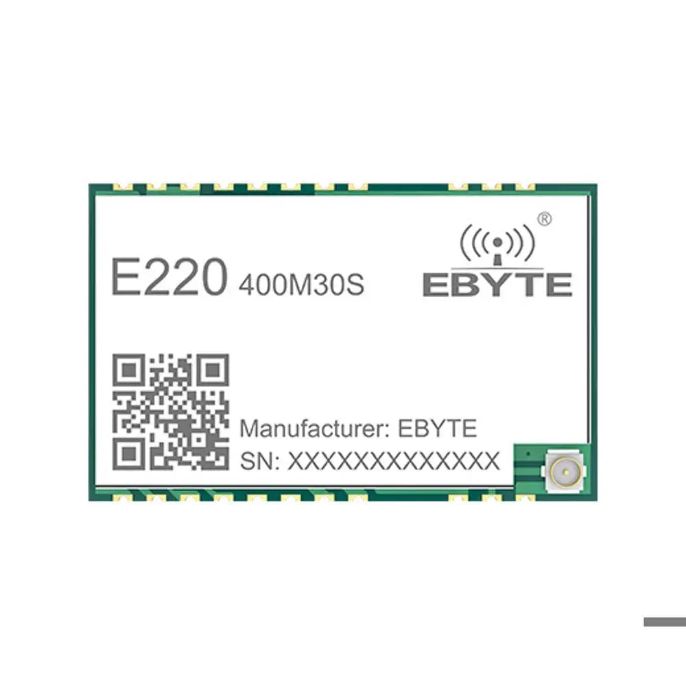 E220-400M30S LLCC68 433MHz 470MHz LoRaWAN Wireless RF Module 30dBm SPI 10km IPEX Stamp Hole SMD Transmitter Long Range IoT Mini