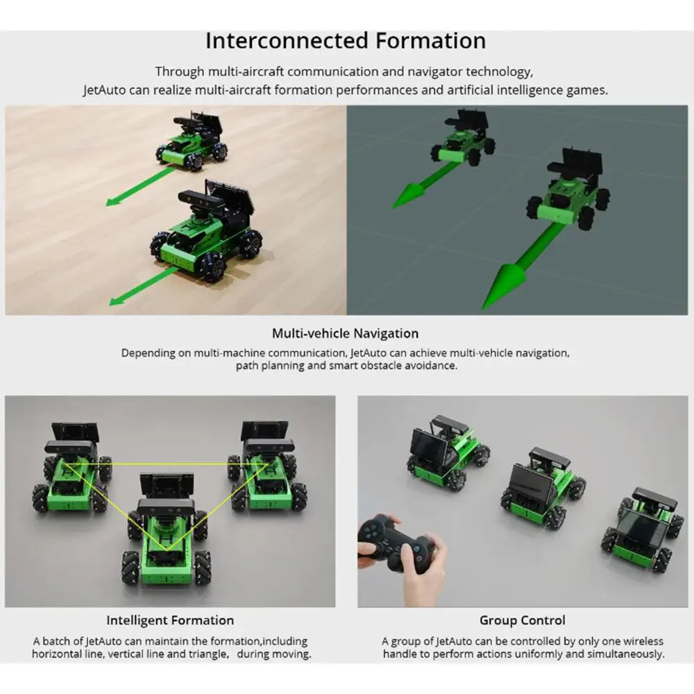Hiwonder JetAuto ROS Robot Car Powered by Jetson Nano with Lidar