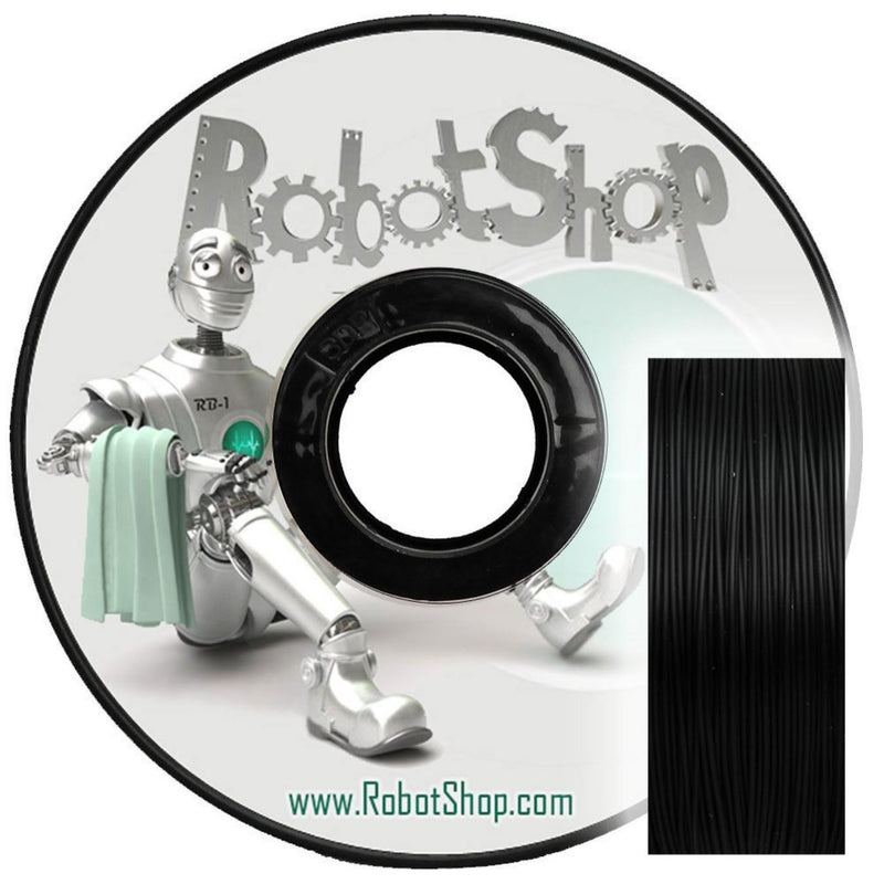 Black ABS 1.0kg Spool 1.75mm Filament
