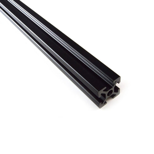 Black Aluminum Extrusion 20x20mm Square, 300mm (4pk)