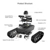 Hiwonder MentorPi T1 Raspberry Pi Robot Car – Tank Chassis, ROS2 AI Coding Robot with Large AI model ChatGPT, SLAM and Autonomous Driving (Advanced Kit Without Raspberry Pi 5)