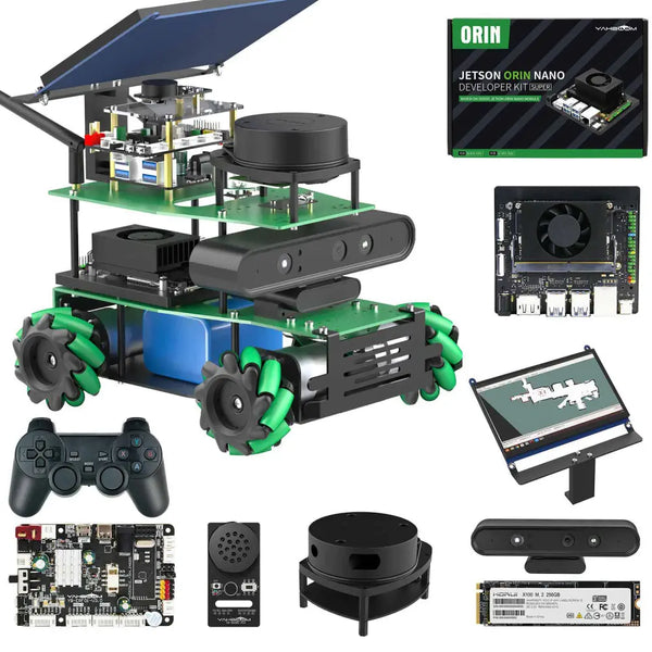 ROSMASTER X3 ROS2 Robot with Mecanum Wheel -Superior with Orin