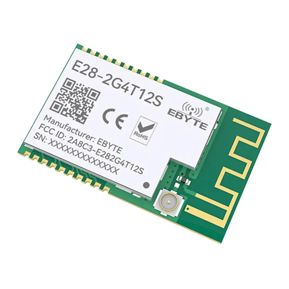 E28-2G4T12S Ebyte Semtech SX1281 UART 3Km Range 2.4GHz 12dBm SMD 17.5*28.7mm CE FCC LoRa Wireless Transmitter RF Module
