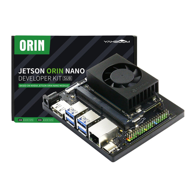 Jetson Orin NANO Development Board SUB Developer Kit with 8GB RAM Based On NVIDIA Core Module for AI Deep Learning(Developer Kit)