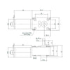 5840 3650 12V 40RPM High Torque Worm Gear Motor
