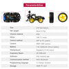 Smart Robot Car Kit with Raspberry Pi 4B/5, Open Source Python, AI Visual Recognition Line Tracking Obstacle Avoidance, Electronic DIY Kit Programming Robotic Gifts (with Raspberry Pi 4B4G)