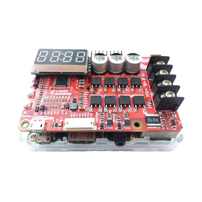 CC-SMART Servo Driver HAT for Raspberry Pi w/ Brushed Motor Controller for Position & Speed Control