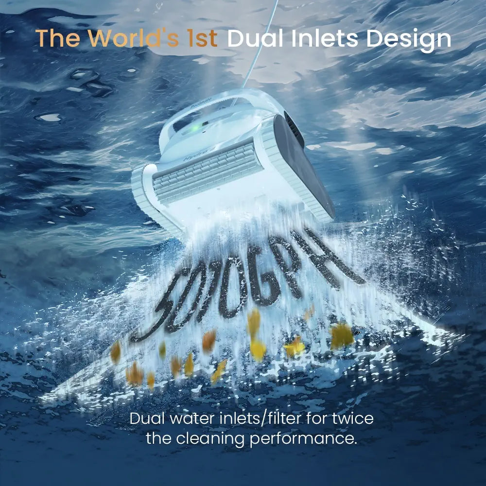 CHASING POOLMATE Hydro4-Combination Robotic Pool Cleaner