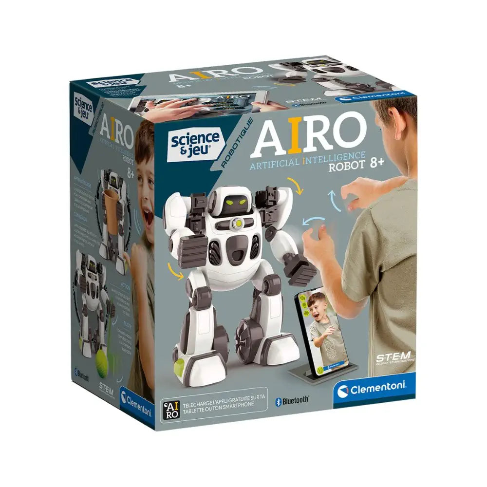 Clementoni Science & Jeu: AIRO, Artificial Intelligence Robot (French)