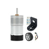 1PCS 310 DC Gear Motor with Encoder (Reduction ratio 1:20)--Motor+Bracket+Tire