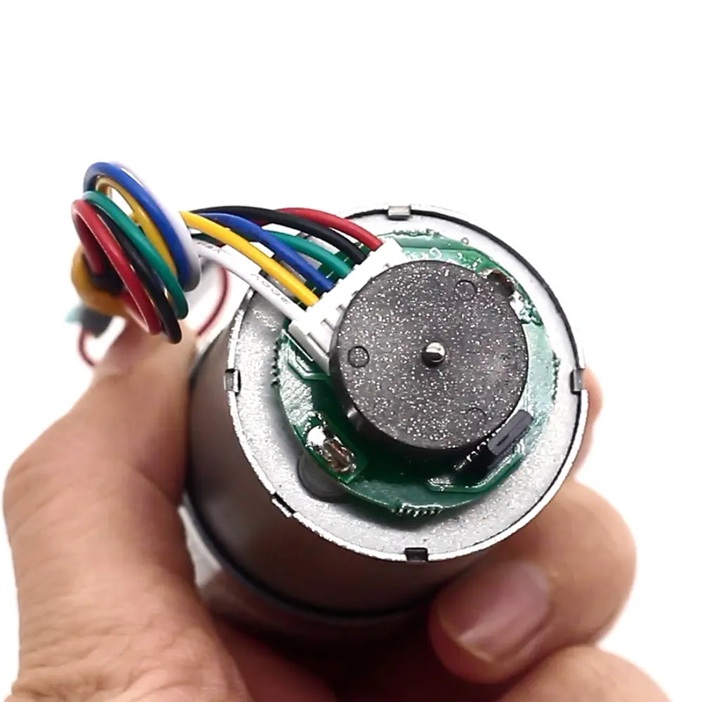 37Dx56.5L mm 12V 76RPM Metal Brushed Geared Motor w/ Encoder