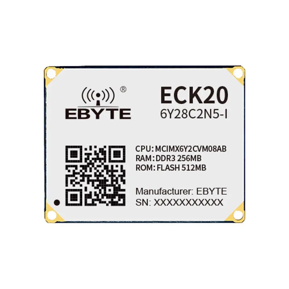 ECK20-6Y28C2N5-I 256 MB Memory Industrial Grade i.MX6ULL core board Low power consumption Dual Ethernet Rich I/O functions
