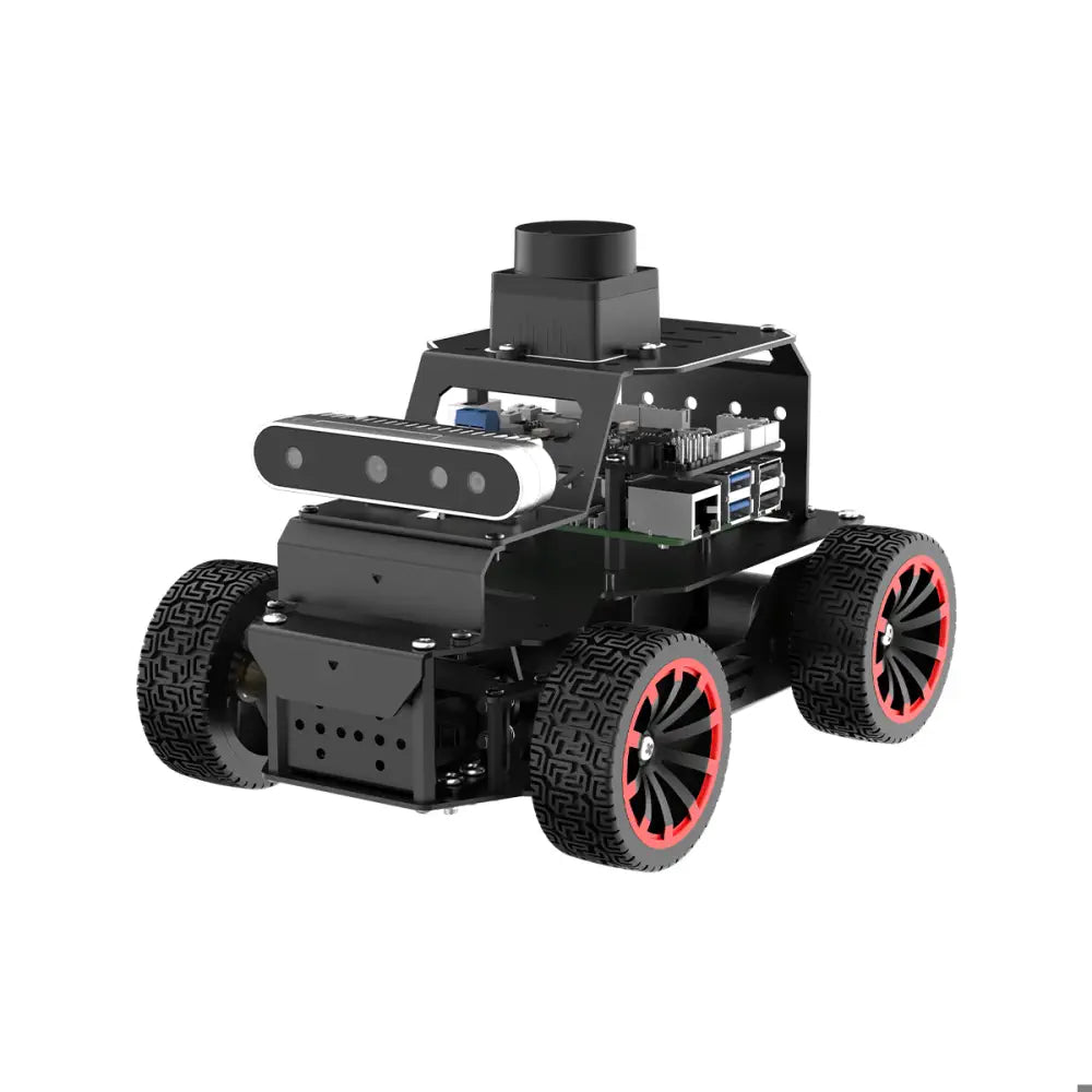 Hiwonder MentorPi A1 Raspberry Pi Robot Car – Ackerman Chassis, ROS2 AI Coding Robot with Large AI model ChatGPT, SLAM and Autonomous Driving (Advanced Kit with Raspberry Pi 5 4GB)