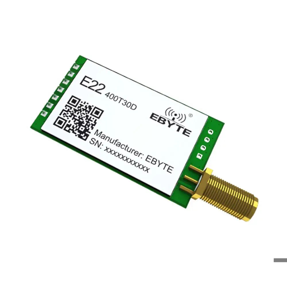E22-400T30D Ebyte Semtech LoRa solution UART 10Km Range 433Mhz 30dBm DIP 24*43mm CE RoHs FCC TCXO LoRa RF Module