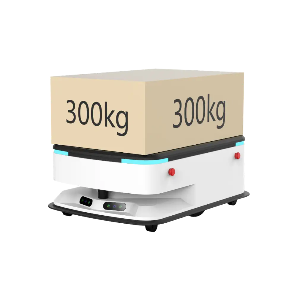 ATEAGO ROBOTIKS S6 ROS AI Robot Carrier 300 KG Payload AGV Logistics Chassis Transport Base Mobile Delivery