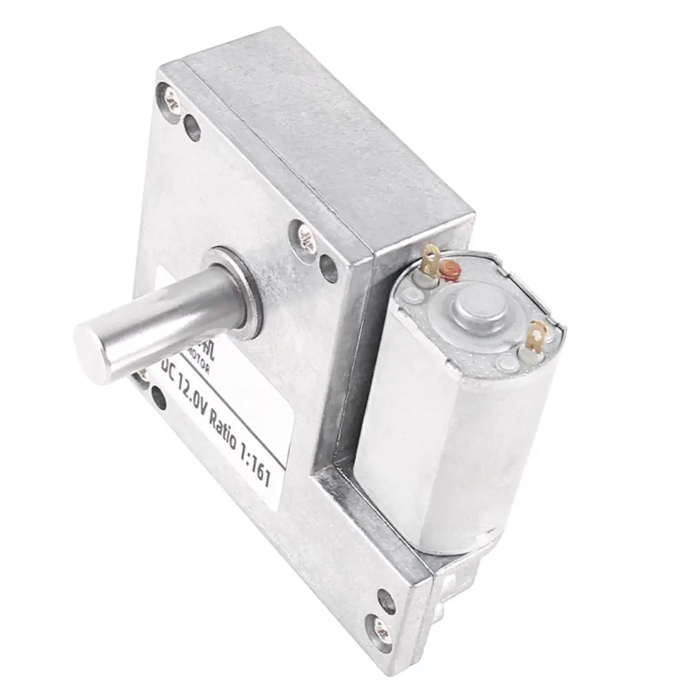 Self-locking micro flat worm Gear Motor 12V - 295RPM