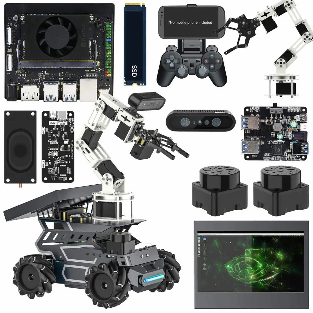 Yahboom ROSMASTER M3 Pro ROS2 Robot -Jetson ORIN NX SUPER  8GB Version