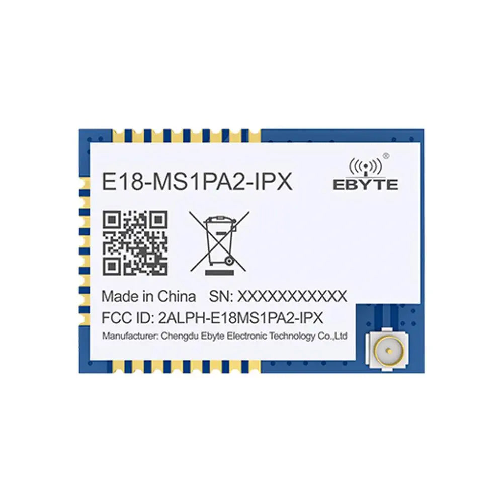 E18-MS1PA2-IPX long range wireless rf module smd IPEX interface TI cc2530 zigbee module for smart home