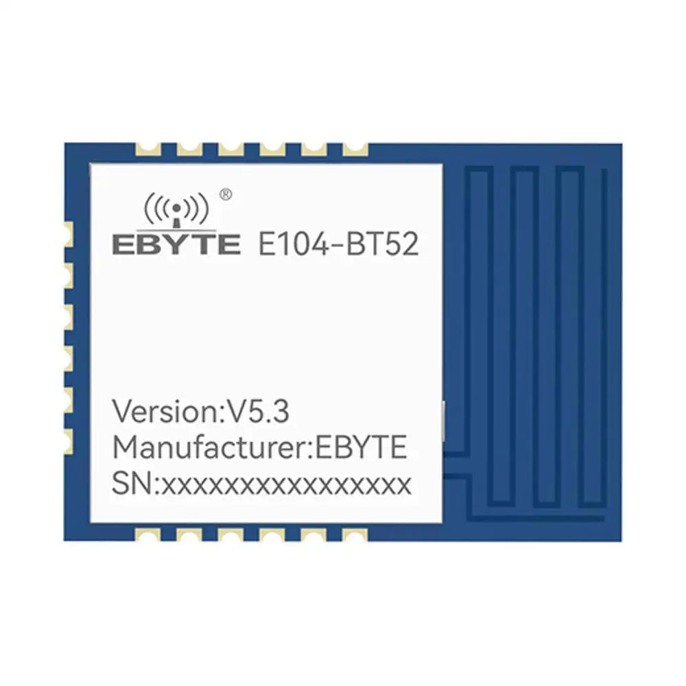 E104-BT52-V53 DA14535 Chip Solutions/BLE5.3 protocol bluetooth to serial port module 180m Long-distance communication Onboard PCB antenna