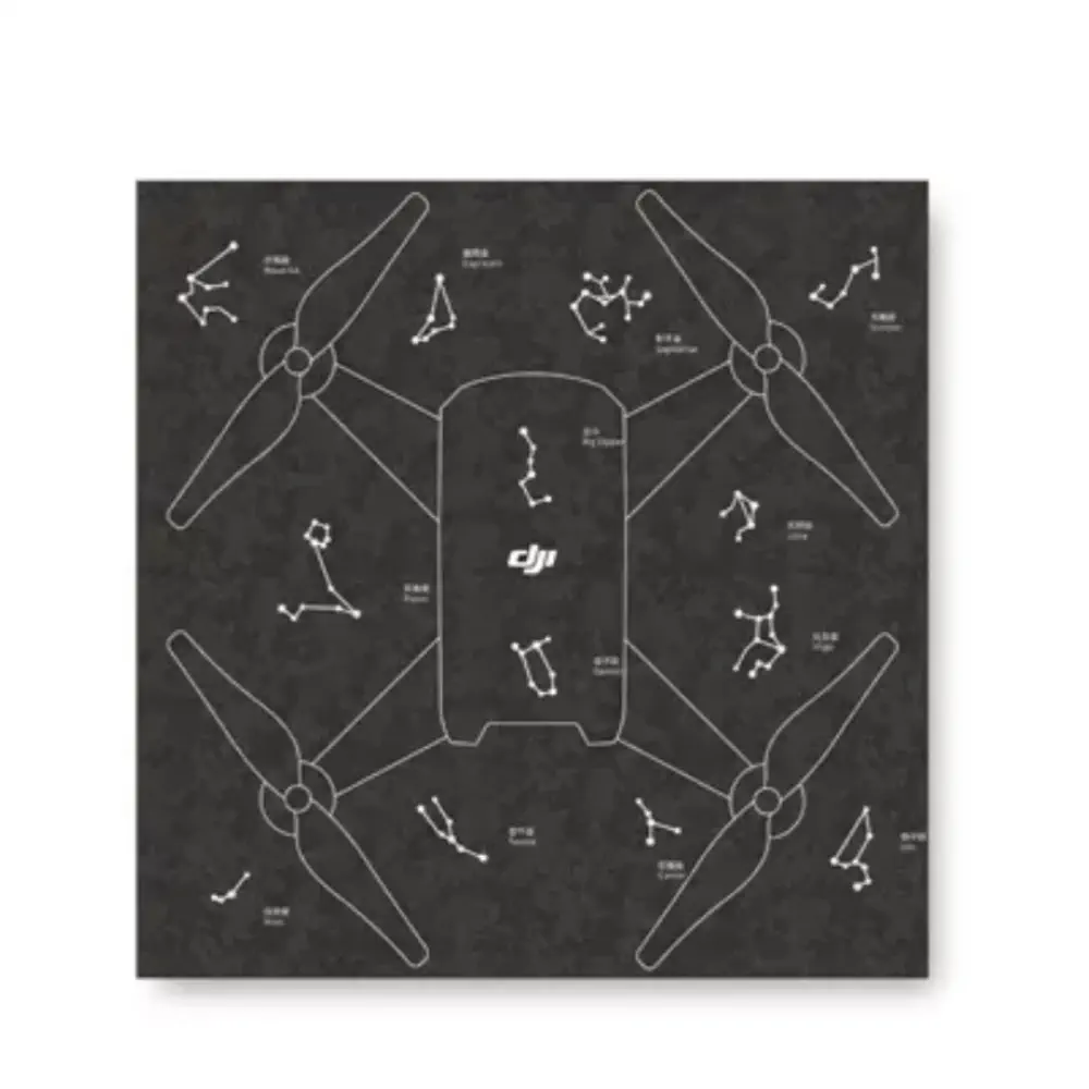 DJI 3*3 Luminescent Flight Map