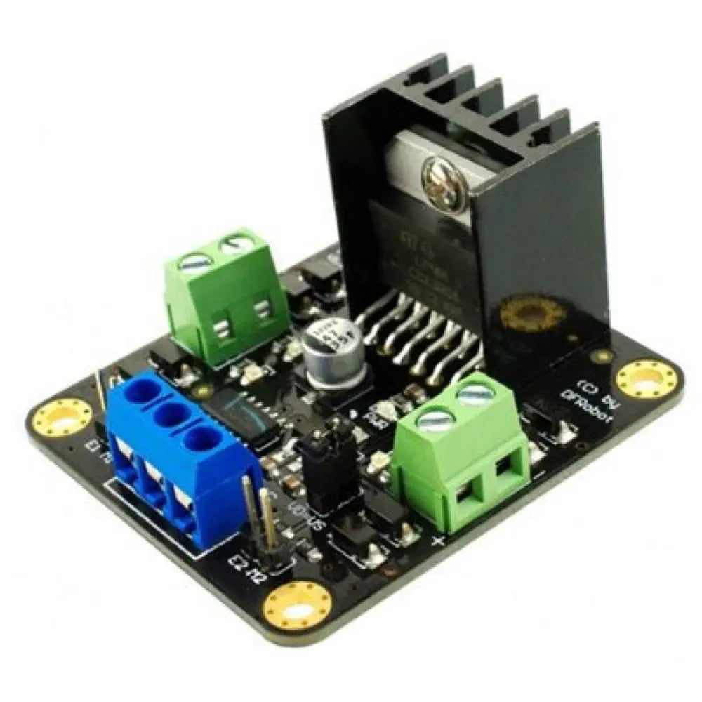 DFRobot 4.8-46V, 2A Dual Motor Controller - RobotShop DFRobot 4.8-46V, 2A Dual Motor Controller - RobotShop