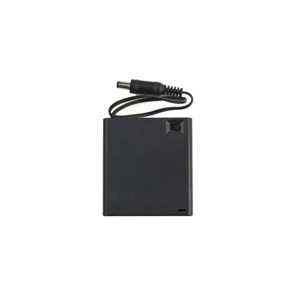 DFRobot 4xAA Battery Holder (w/ Power Switch, DC2.1 Jack, & Cover)