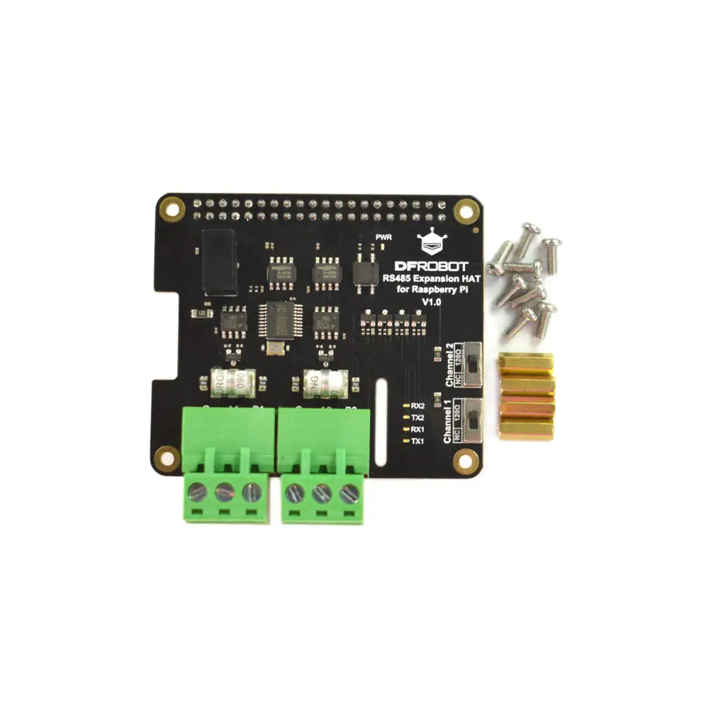 DFRobot Dual-Channel RS485 Expansion HAT for Raspberry Pi 4B