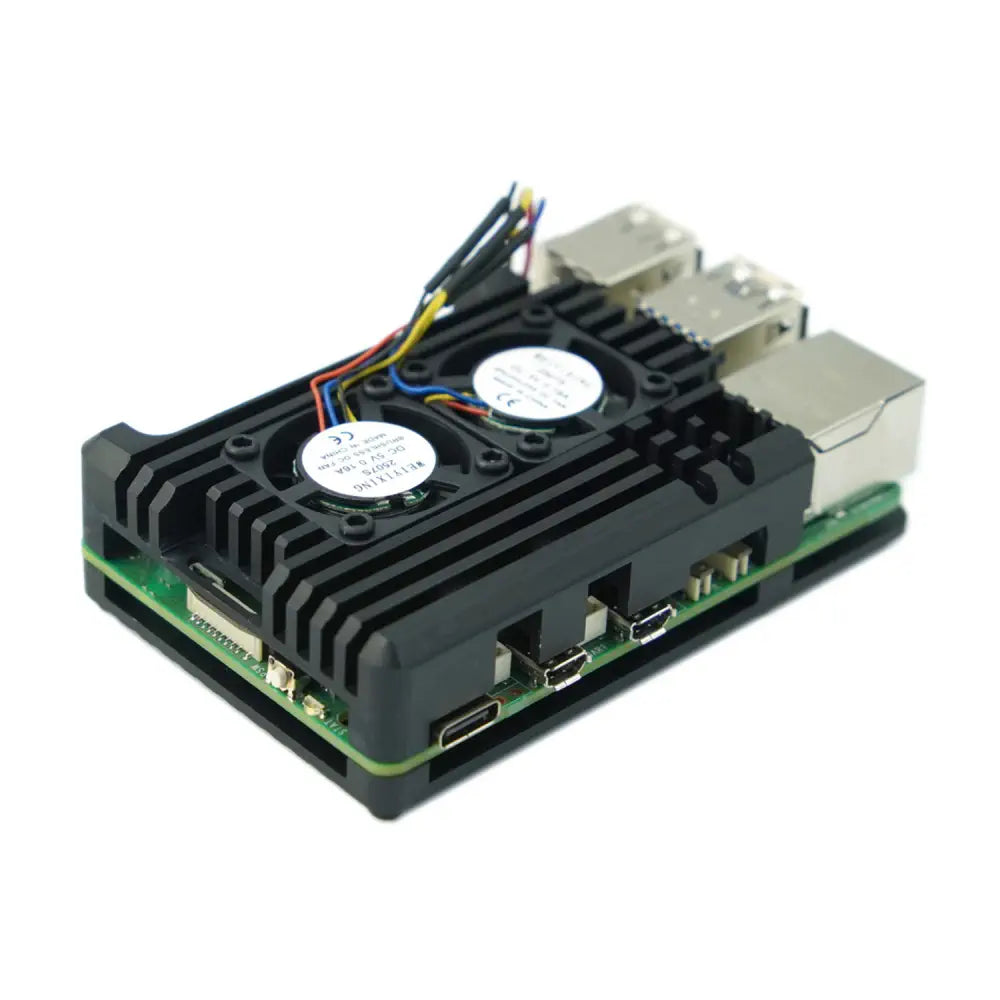DFRobot Dual Fans Metal Case for Raspberry Pi 5 Single Board Computer