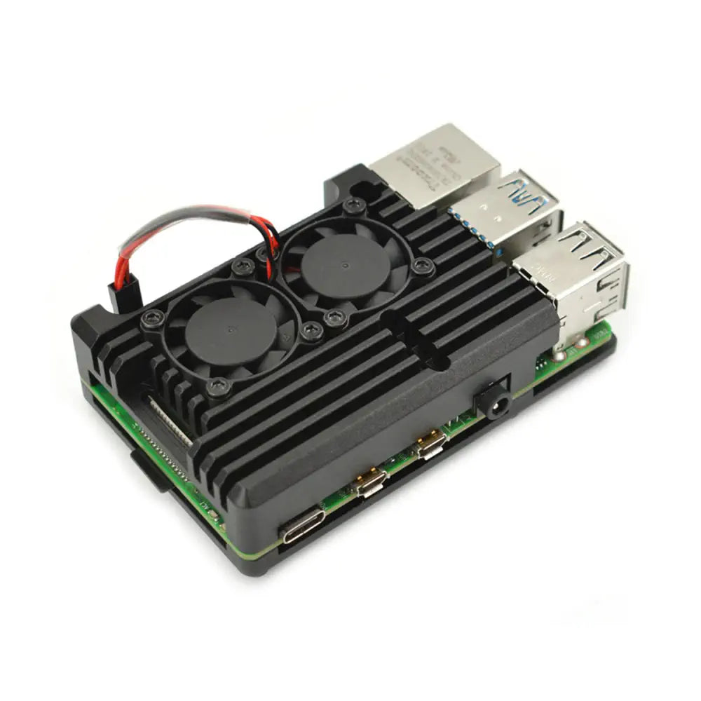 DFRobot Metal Case for Raspberry Pi 4B (Dual Fans)