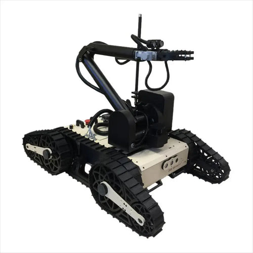 Robot Jaguar V6 Tracked Mobile Platform w/ Arm RobotShop