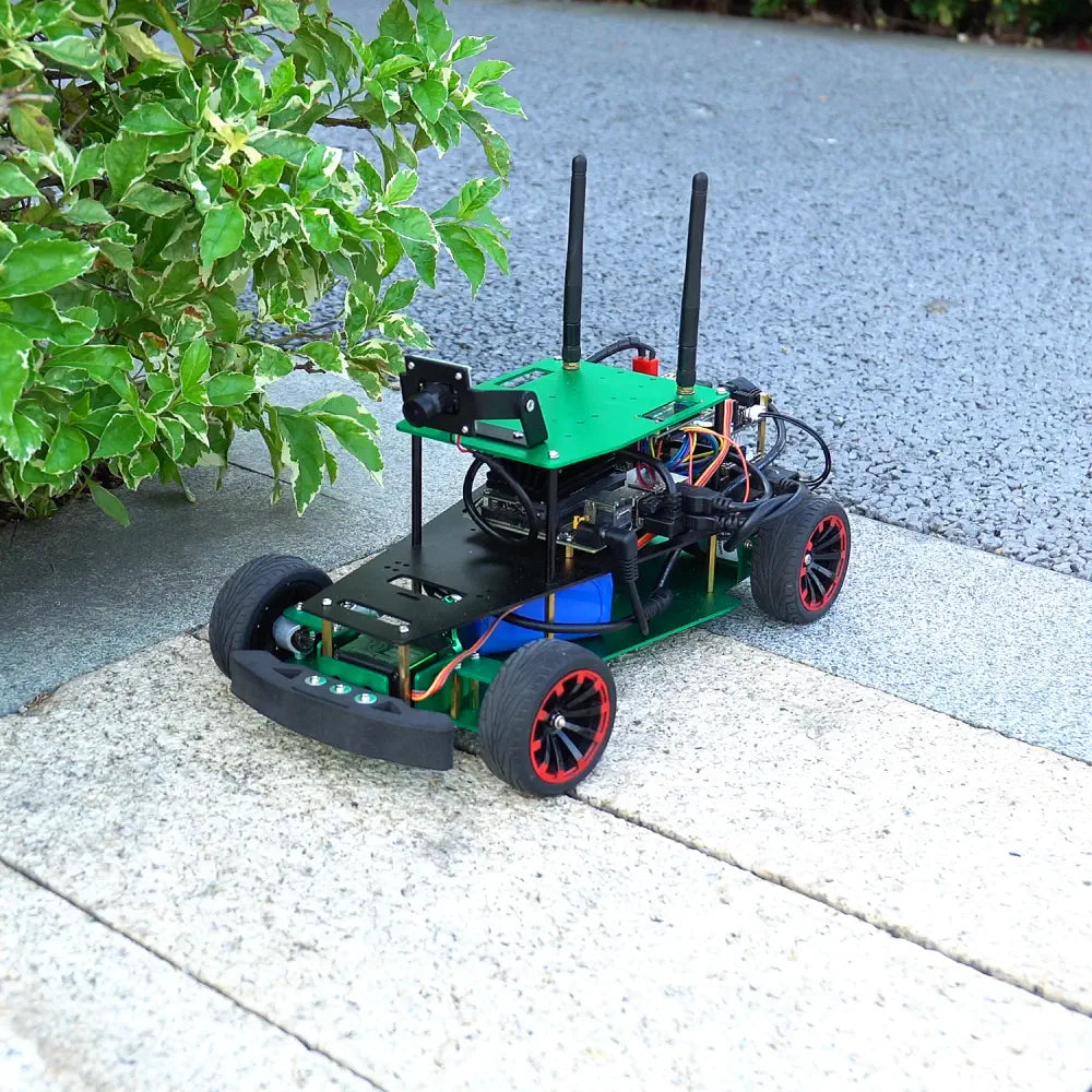 Voiture Robot ROS2 Ackerman – Compatible Jetson Nano – IA Vision & Reconnaissance Vocale – Pour STEM