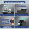 HPD-0127 Mini Dual-Axis High-Speed Servo, Anti-Stall with Clutch Protection, High-Torque PWM Digital Servo