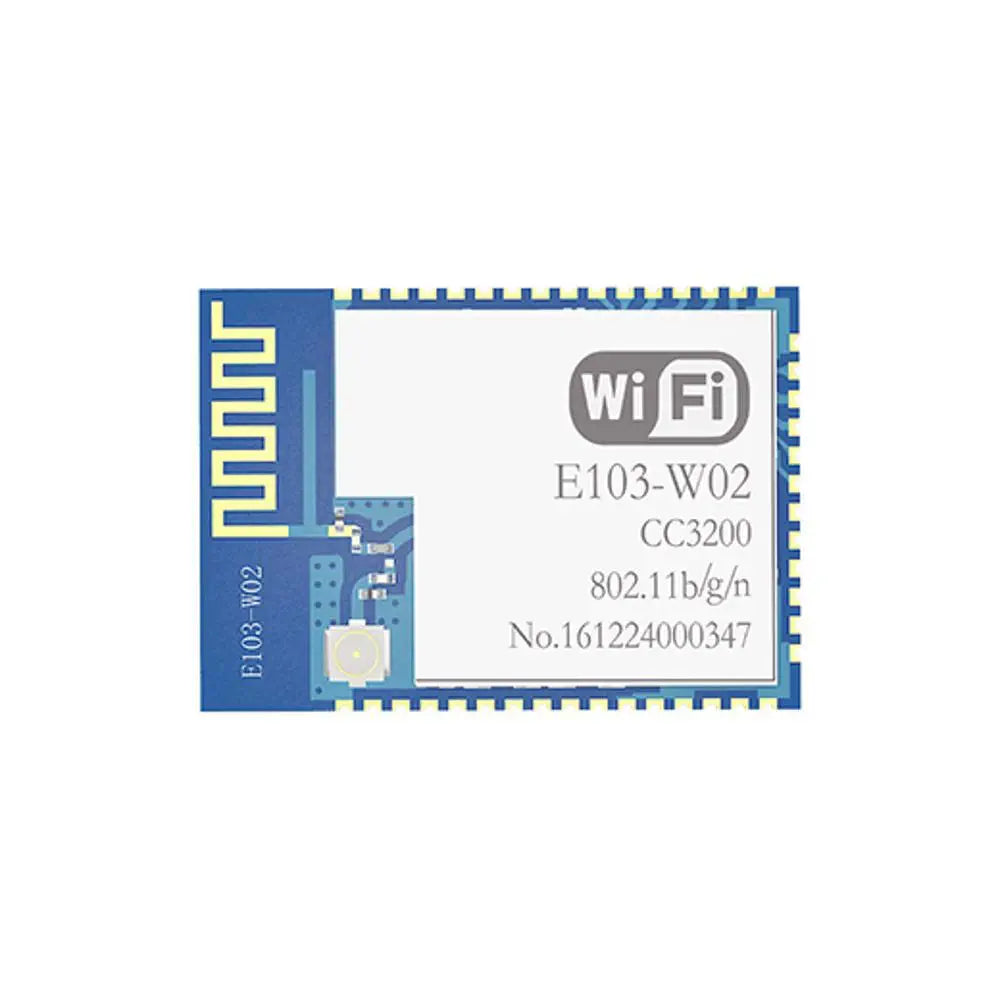 E103-W02 2.4G ultra-low power serial port to Wi-Fi module CC3220R chip patch CC3200IPV6 network protocol