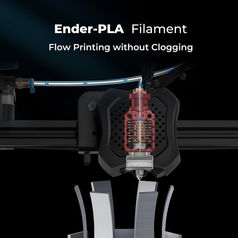 Creality Ender 1.75mm PLA 3D Printer Filament, 1Kg - Black