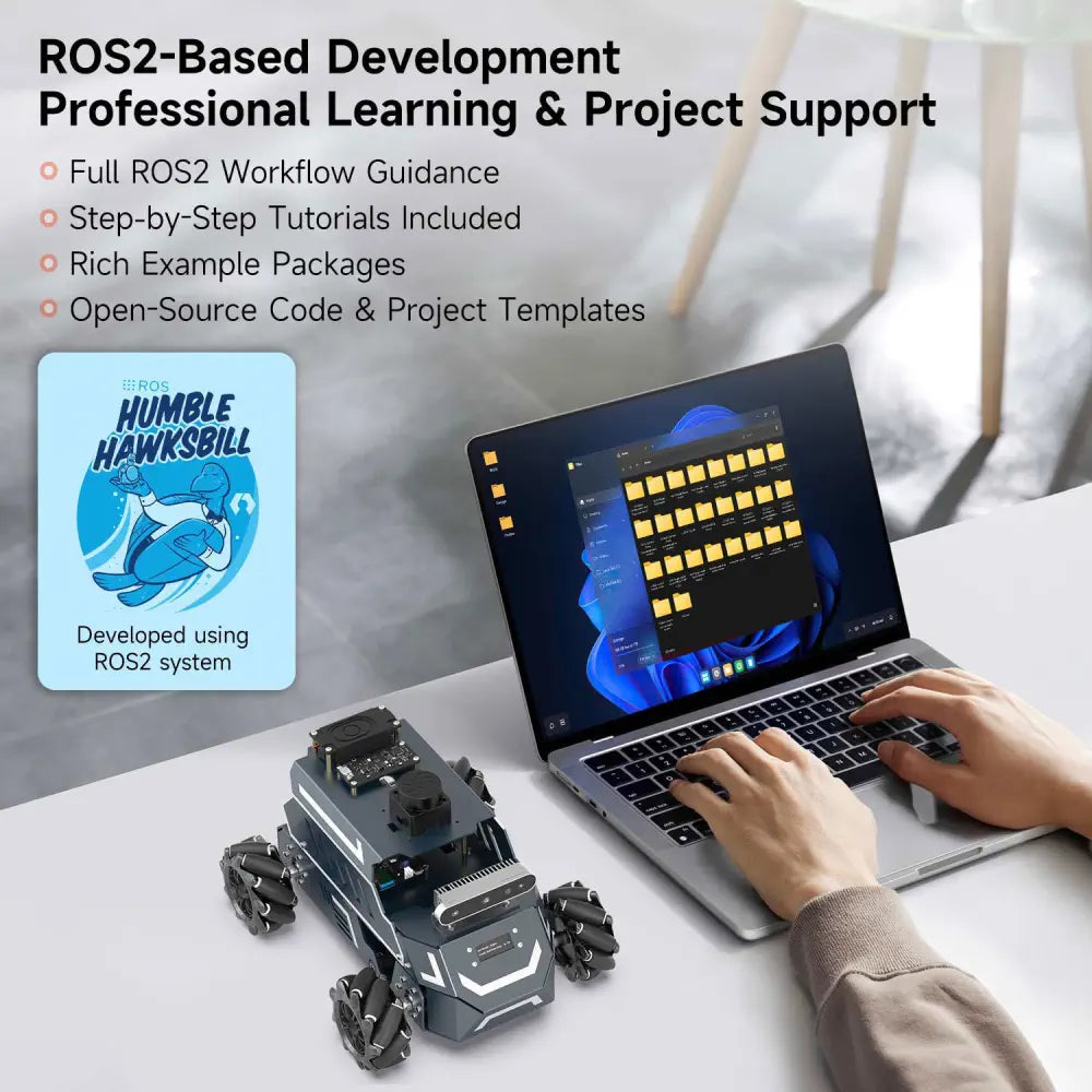 ROSMASTER M1 AI Large Model ROS2 Robot with Mecanum Wheel--Superior without RaspberryPi 5 8G