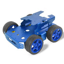 Smart Robot Car Chassis, DIY Car Chassis Kit with 4WD and 4 TT Motor, DIY Toy for STEM Education (Blue), Gifts for Boys, Education Project
